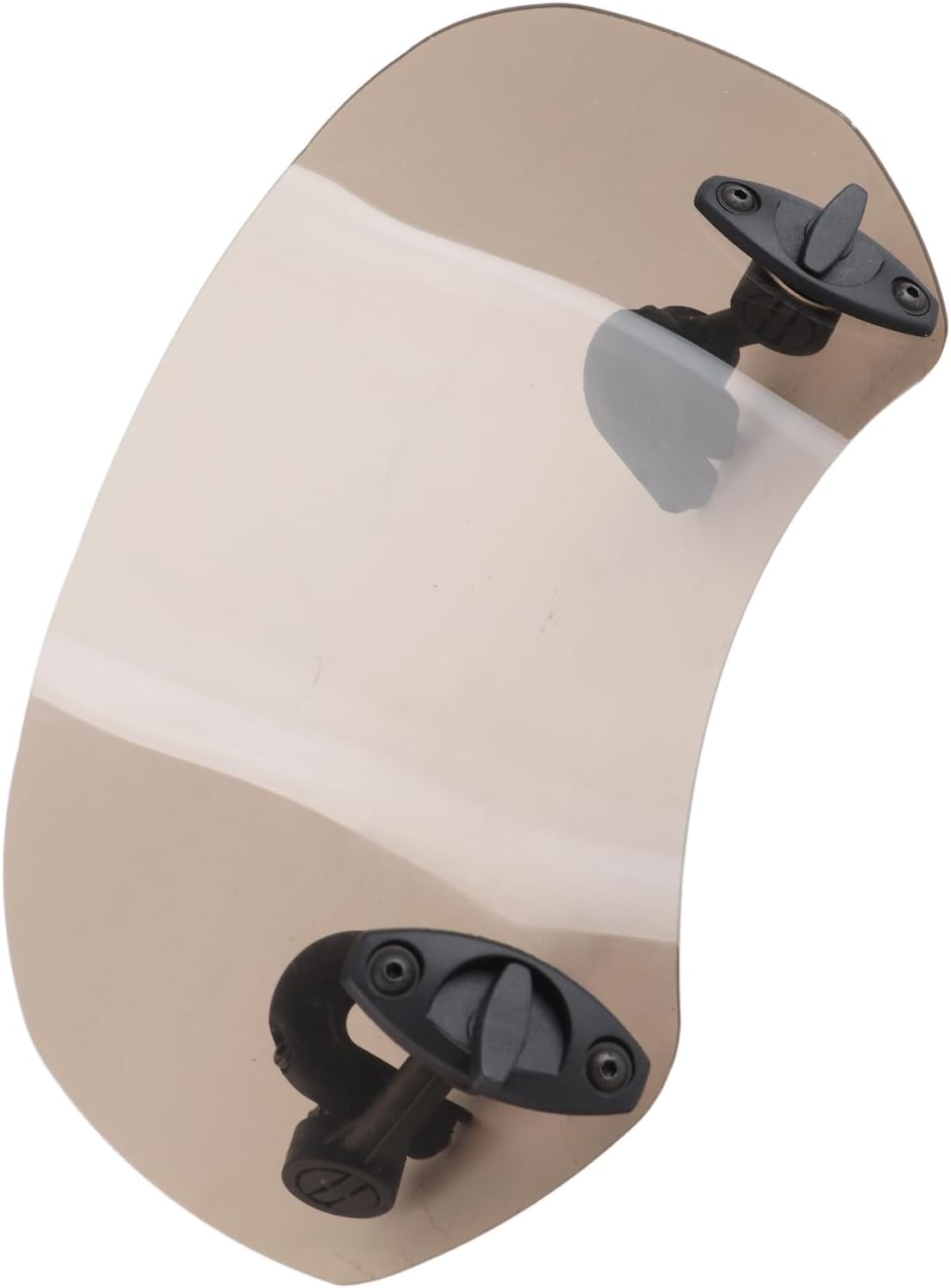 Motorcycle Front Windscreen, Universal Tawny Windshield Motorcycle, Adjustable Clip On Windscreen Windshield Accessories for Motorcycle