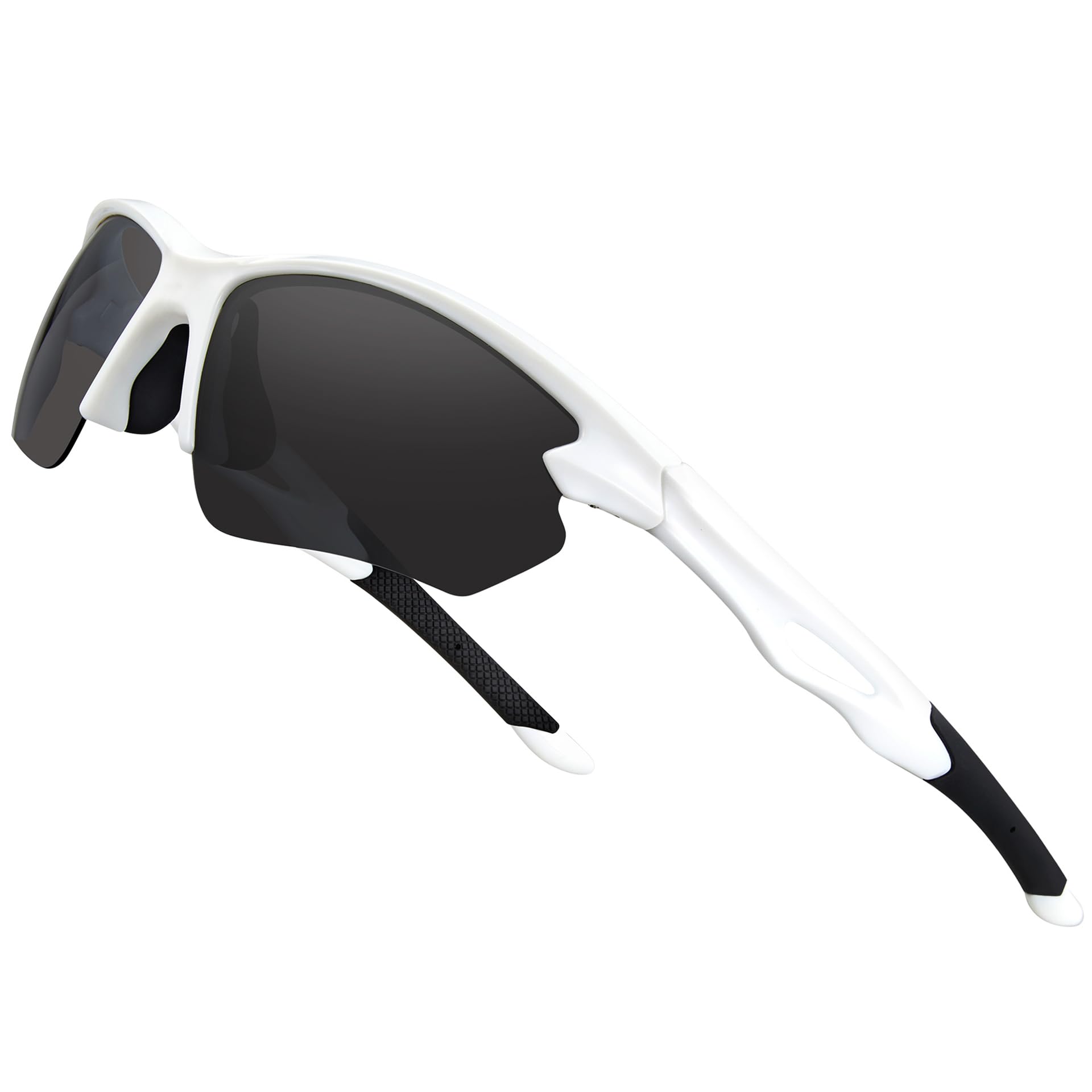 Bircenpro Polarisiert Sport Sonnenbrille Herren: UV-Schutz Fahrradbrille Leichtgewicht TR90 Rahmen Lauf Brille für Radfahren Laufen Golf