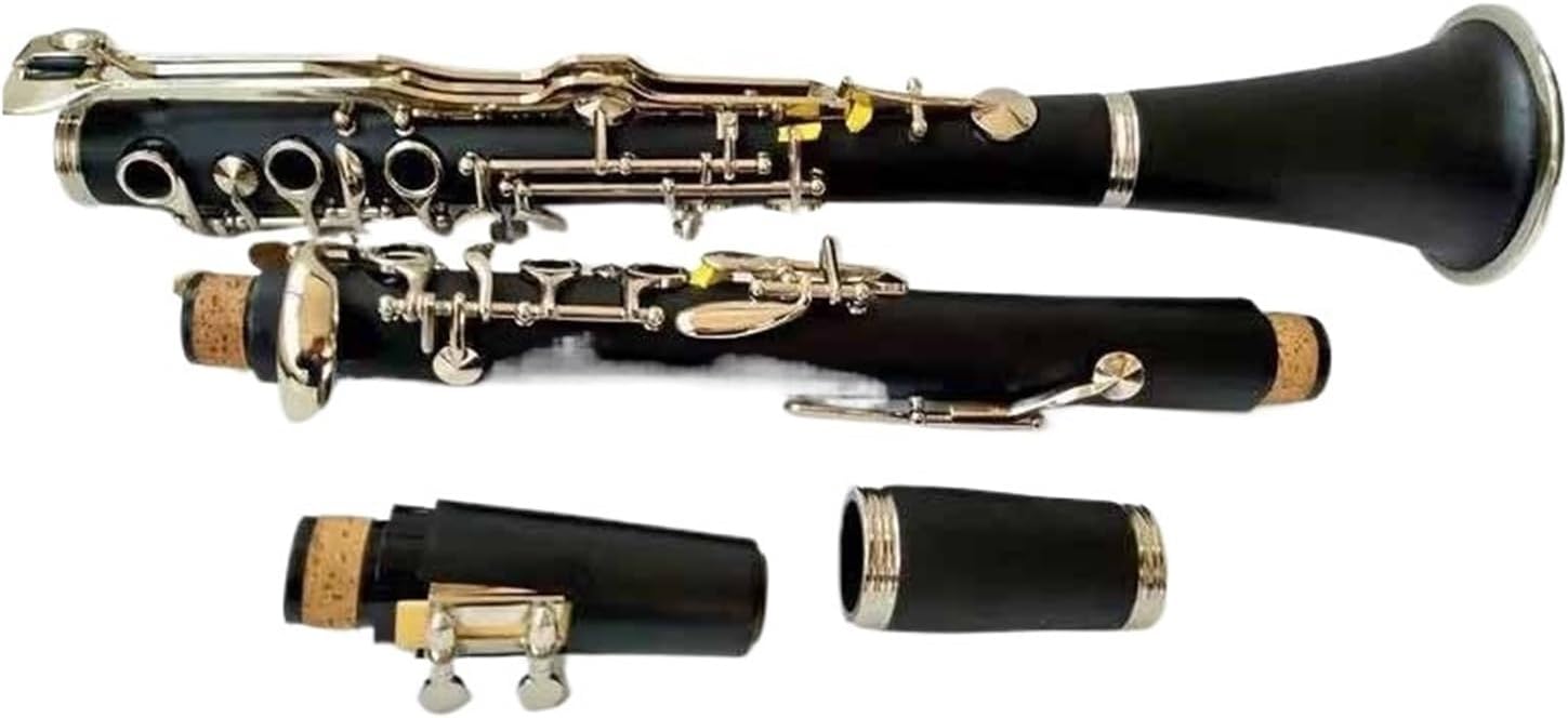 Clarinet With Case G Key Hard Rubber Nickel Plated