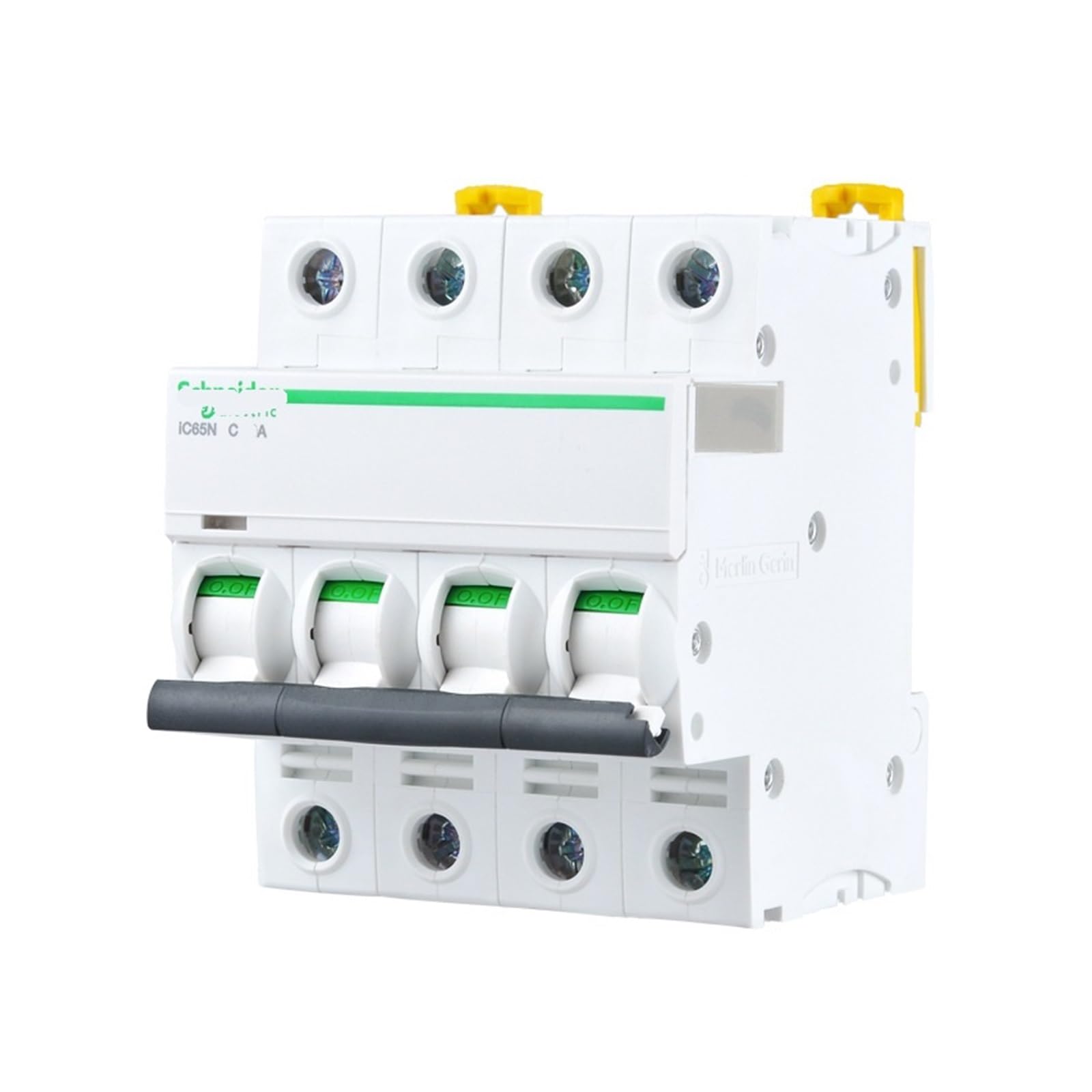 GVBAEPIEO ACTI9 IC65N Small Circuit Breaker 4-Level 1 to 63A Illuminated Micro-Breaker Switch(IC65N-C25A/4P)