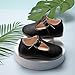Toddler Girl Mary Jane Dress Shoes School Oxford Flats for Girl Wedding Party Shoes T-Strap Uniform Shoes (Black, 5 Infant)