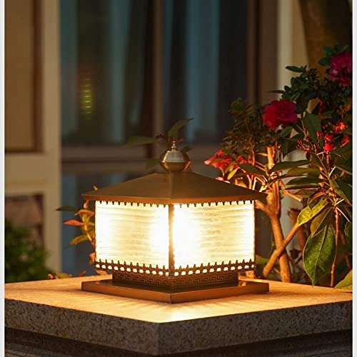 Lámpara exterior para senderos y patios con ventanales WQHPLMD 2