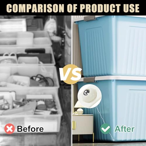 Ruedas Adhesivas, 8 Piezas Ruedas para Electrodomesticos Pequeños, Mini Ruedas Adhesivas Giratorias Rotación de 360, Adecuado para Cajas de Muebles Pequeños, Utensilios de Cocina - imagen 3