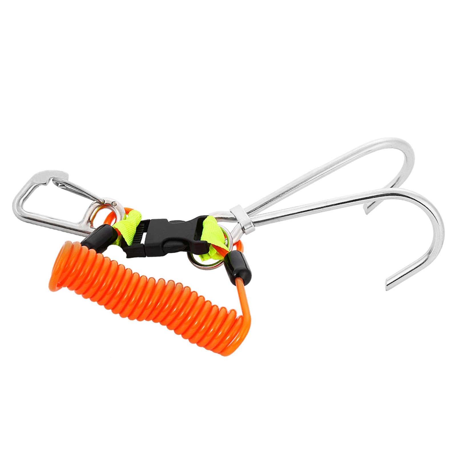 Diving Hook, High Strength 316 Stainless Steel Solid Quick Release Hook Diving Clip for Diving (#1) (#2)