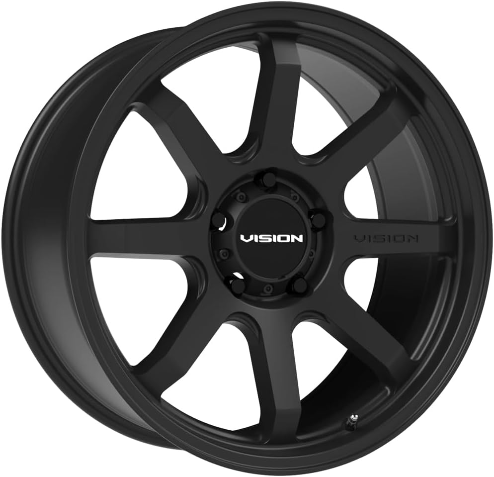 Vision 351 FLOW Custom Wheel - 17x9, 0 Offset, 5x150 Bolt Pattern, 110.2mm Hub - Satin Black Rim