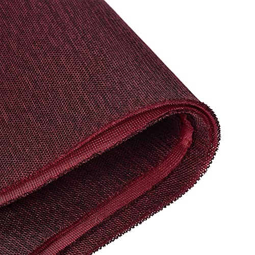 uxcell Wine Red Speaker Mesh Grill Cloth (not Cane Webbing) Stereo Box Fabric Dustproof Cloth 50cm x 155cm 20 Inches x 61 Inches by uxcell - Image 5