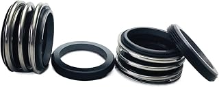 Mechanical Seals MG1-50 MG1-50/G60 Selos mecânicos para bombas de tamanho de eixo 50 mm MB1-50 109-50 com assento estacionário de copo G60 para bomba de água (Color : CAR-SIC-VIT)
