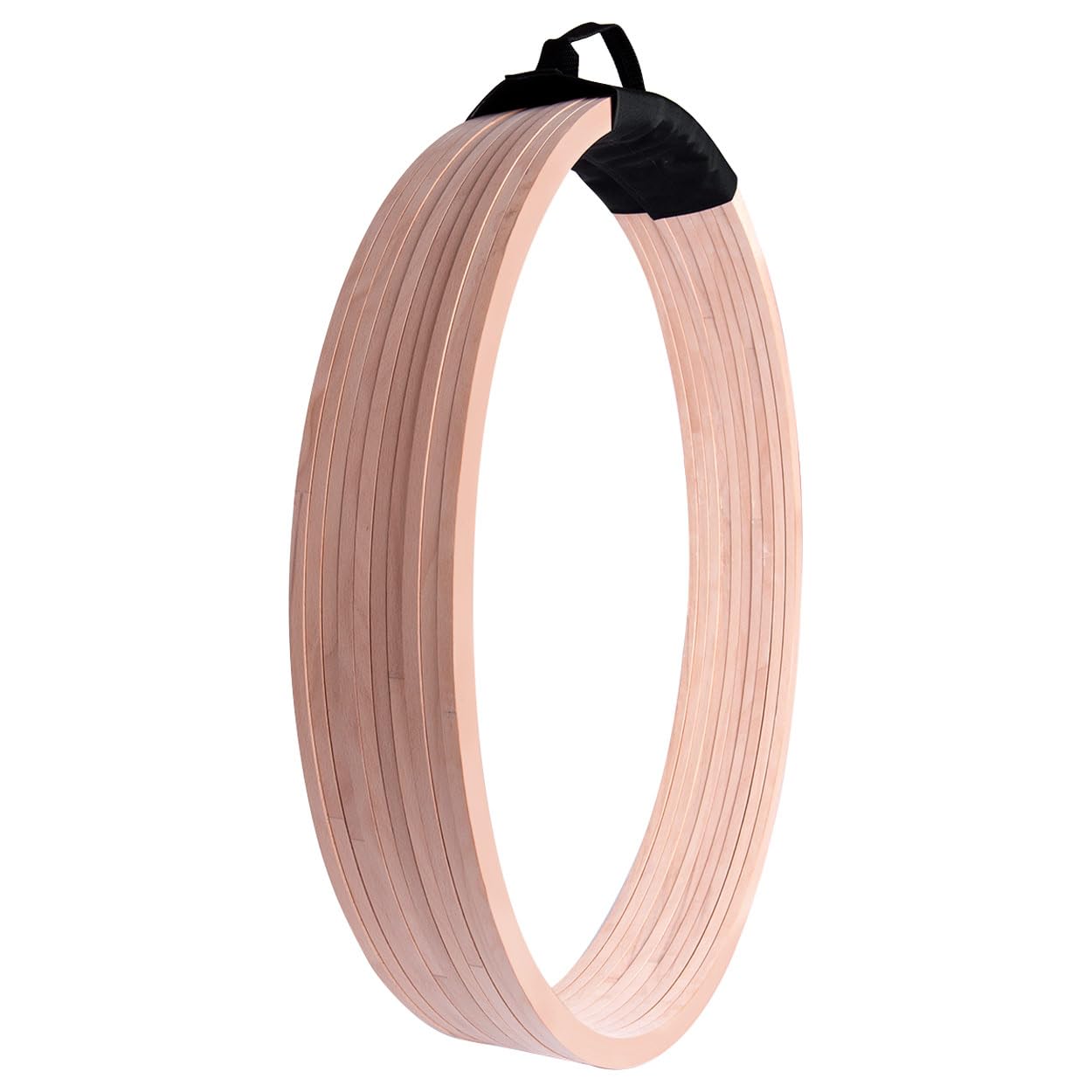 Gymnastikreifen aus Holz, 10er Set, ø 90 cm, inkl. Tragegriff