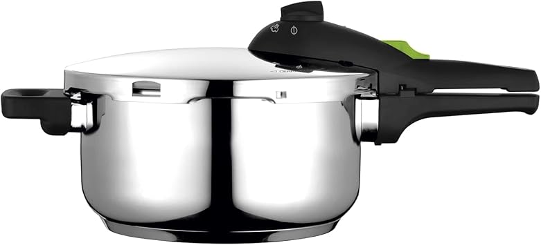 Fagor Rapid Xpress Pressure Cooker 4 Litres, Induction, Express Super Fast, Stainless Steel 18/10, All Types of Cookers, Thermo Diffuser Bottom, 2 Pressure Levels, 5 Safety Systems