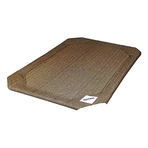 Coolaroo Replacement Cover, The Original Elevated Pet Bed by Coolaroo, Large, Nutmeg