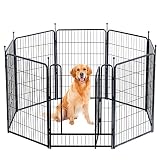 Dog Playpen,Portable Outdoor Dog Fence, Dog Pen Indoor, Dog Playpen for Large/Medium/Small Dogs, Dog