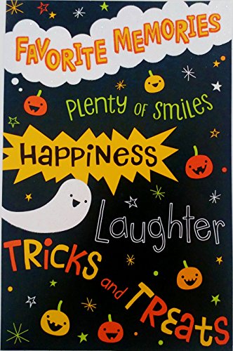 "All the Perfect Ingredients" Happy Halloween Greeting Card - Favorite Memories / Plenty of Smiles / Happiness / Laughter / Trick and Treats