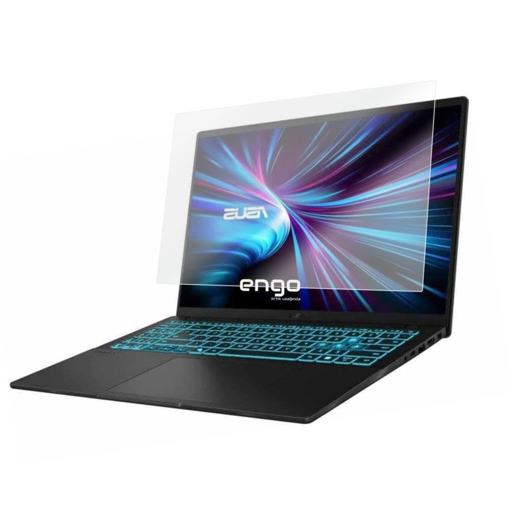 Engo Asus V16 V3607vu-Rp061w 16 İnç İle Uyumlu Mat Ekran Koruyucu Notebook, Yansıma Ve Parlama Önleyici Parmak İzi Bırakmayan Laptop Koruma, 9h Temperli Kırılmaz Esnek Nano Cam