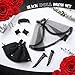 Wettarn 6 Pcs Gothic Doll Clothes and Accessories 12'' Black Doll Clothes Outfits Wedding Tutu Ballet Dress for Women Toy Outfits Party Princess Gown for Cosplay Gift Dress Stocking