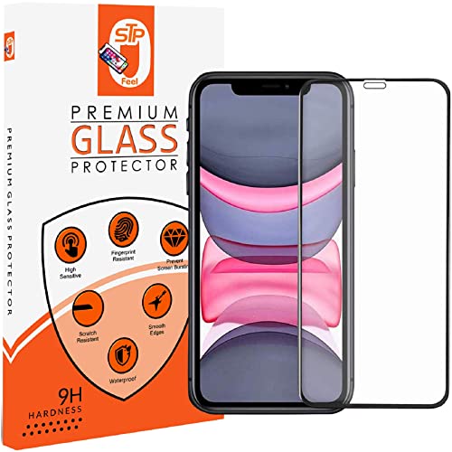 Image of STP FEEL [2 Pack Military Grade Premium Tempered Glass For iPhone 13 / iPhone 13 Pro (6.1 Inch) Edge to Edge Super Tough 9H Hardness Screen Protector Guard with Easy Installation Kit