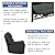 RecPro Charles Collection | 64" Double Recliner RV Sofa | RV Zero Wall Loveseat | Wall Hugger Recliner | RV Theater Seating | RV Furniture | RV Living Room (Slideout) Furniture | Cloth by RecPro