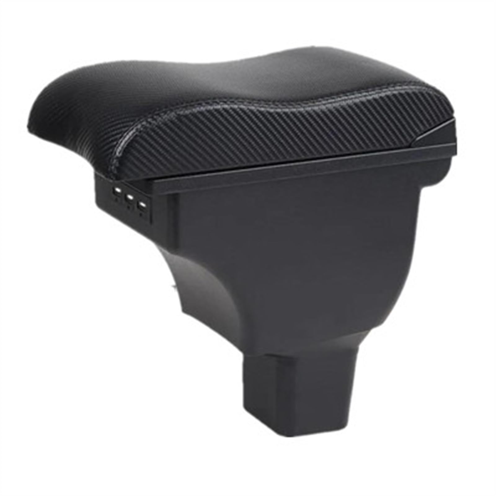 Noheeu 4 Carbon Fiber 3Usb Car Armrest Box 2016-2024 Interior Dedicated Retrofit Storage Accessories For Kicks