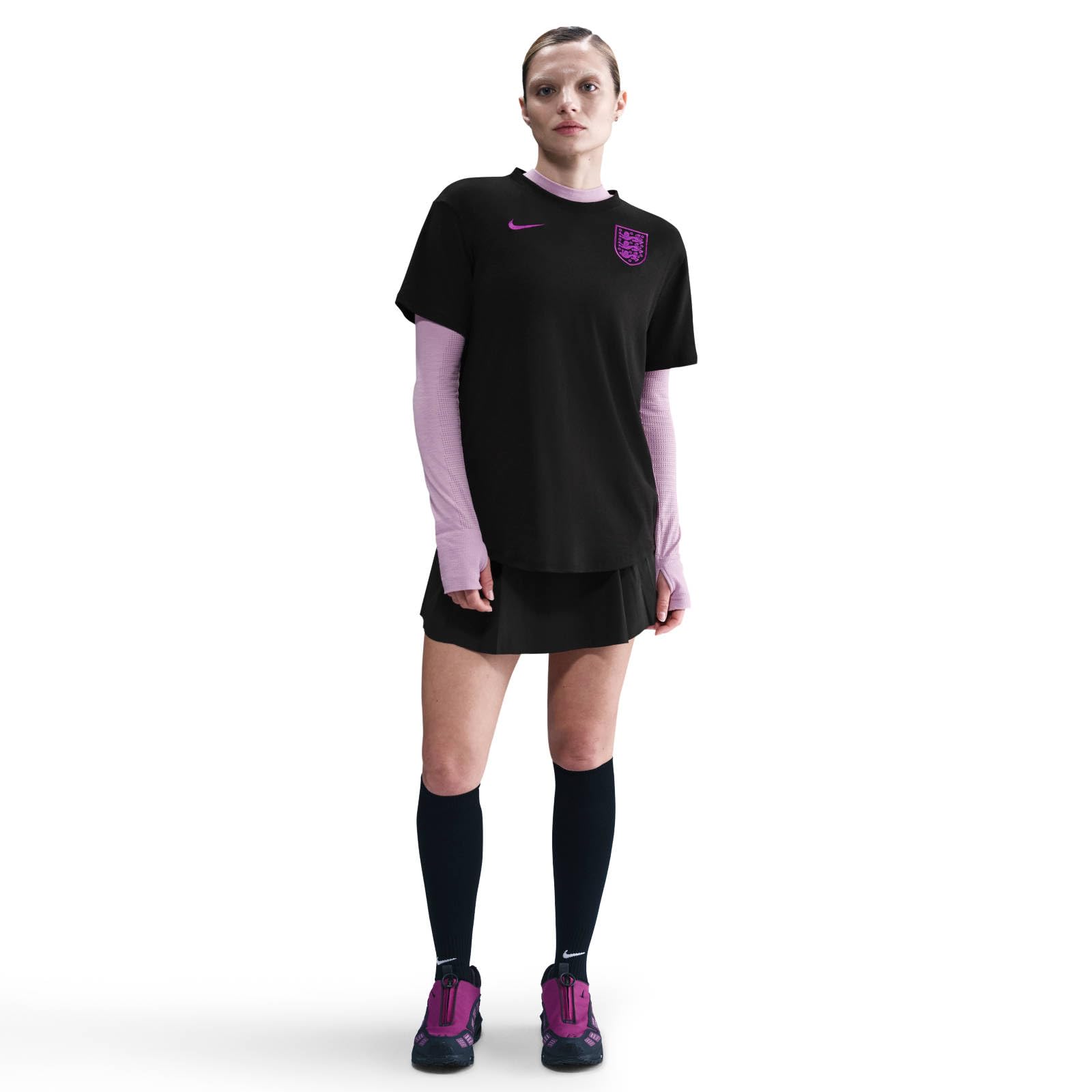 England Relaxed Nike One Dri-FIT Fußball-Kurzarmshirt für Damen, HF4917