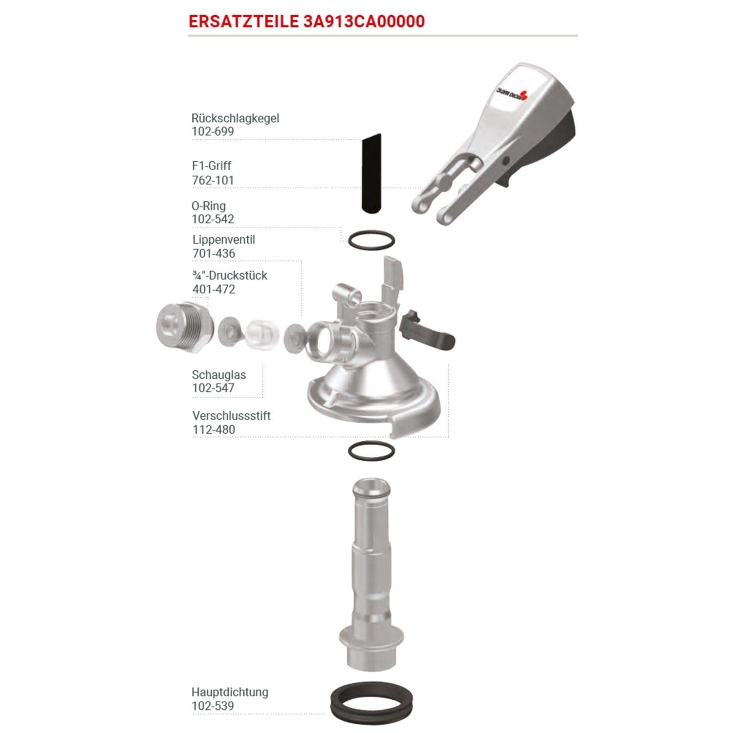 Type A- Attacco fusto birra Micro-Matic, rubinetto della cantina