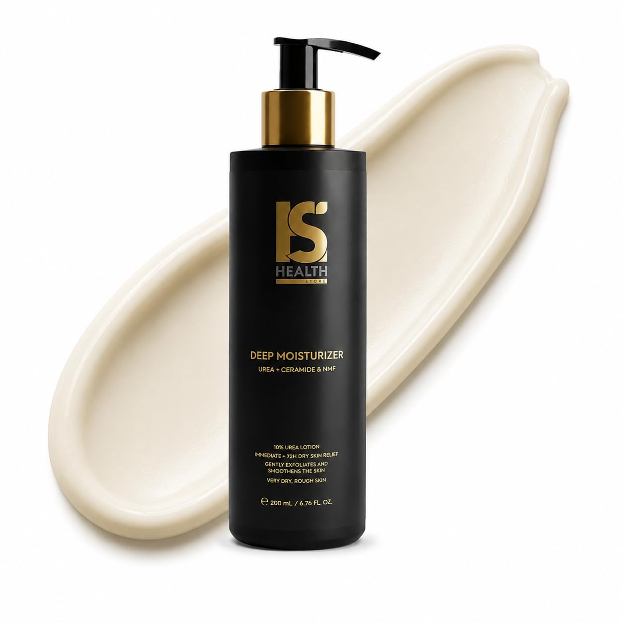 Health Stores Deep Moisturizer | 10% Urea Body Lotion 200ml | With Bio-active Ceramides | 72 Hour Hydration & Skin Repair | Intensive Moisturizing Body Cream for Dry & Rough Skin | Non-Greasy & Lightweight Formula-image-33