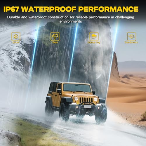 7Inch Light Bar MUVKQC 120W 12000LM LED Pods Lights Spot&Flood Combo Off Road/Fog/Driving Work Light for Truck Boat UTV ATV Lawn Mower Golf Cart E-Bike (20pc-7inch 120w Light bar)