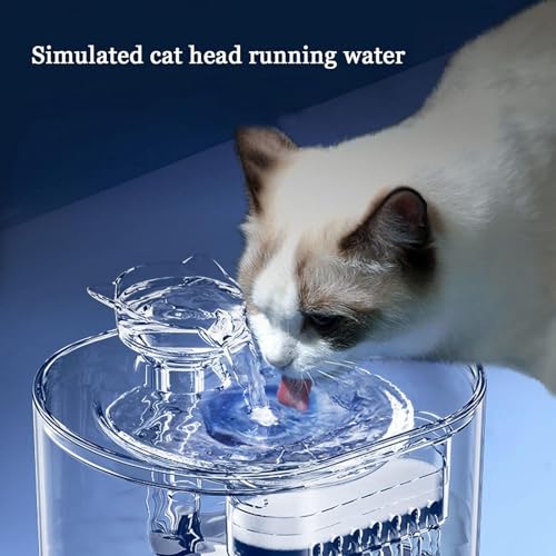 Fuente de agua automática para gatos y perros 2.2L miniatura 6