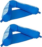 Big Joe Kona Noodle Sling Chair Pool Float - Comfortable Foam Lounger for Relaxed Water Lounging, Blue, 42.5 x 5 Inches