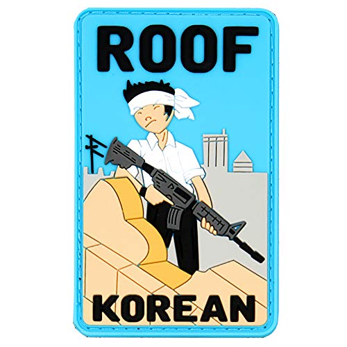 "Roof Korean" Morale Patch by Violent Little Machine Shop - Tactical Velcro PVC
