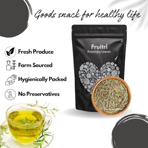 Image of Fruitri Premium Rosemary Dried Leaves - 500gm | Rosemary Leaves