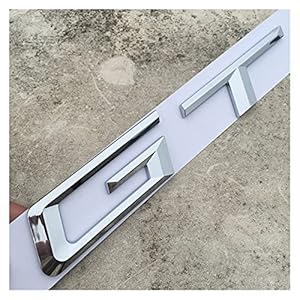 Very gondhh Chroom zilver mat zwart letter nummer embleem geschikt voor BMW X1 X3 X5 X6 GT Z4 Trunk Model Naam Badge…