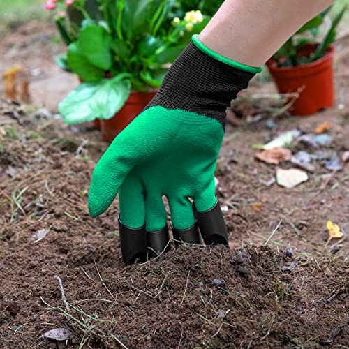 Zncmrr 1 Pair Garden Gloves With Claws For Planting, Gardening Gloves For Men And Women #TOP4