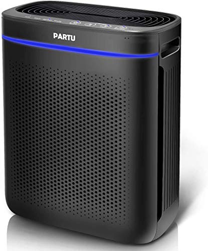 PARTU HEPA Air Purifier, Advanced Auto Mode, Smart Sensor, Lock Set Effectively Eliminates