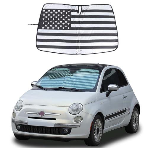 Pare-soleil voiture pour Fiat 500 et Abarth 595 - Protection sur mesure 2010-2024