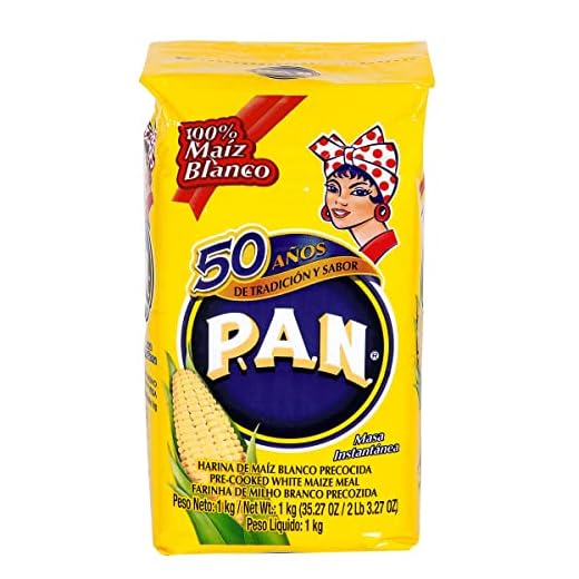 Pan Harina de Maíz Blanco 1 Paquete de 1 kg 1000 g