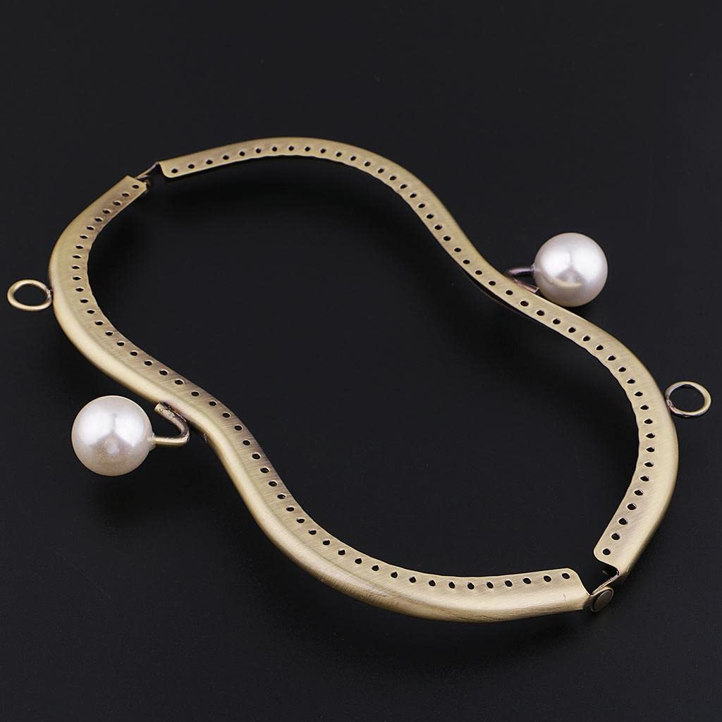CALANDIS 3xRetro Metal Purse Clutch Handle DIY Bag Craft Frame Kiss Clasp Lock White | Purse Handles, Frames & Feet | Foundations & Undergarments | Sewing | Crafts | CALANDIS 3xRetro Metal Purse Clutch Handle DIY Bag Craft Frame Kiss Clasp Lock White-image-30