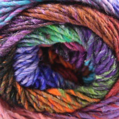 Noro Shiraito, 38 - White, Lime, Lemon, Beet, Cream, Charcoal