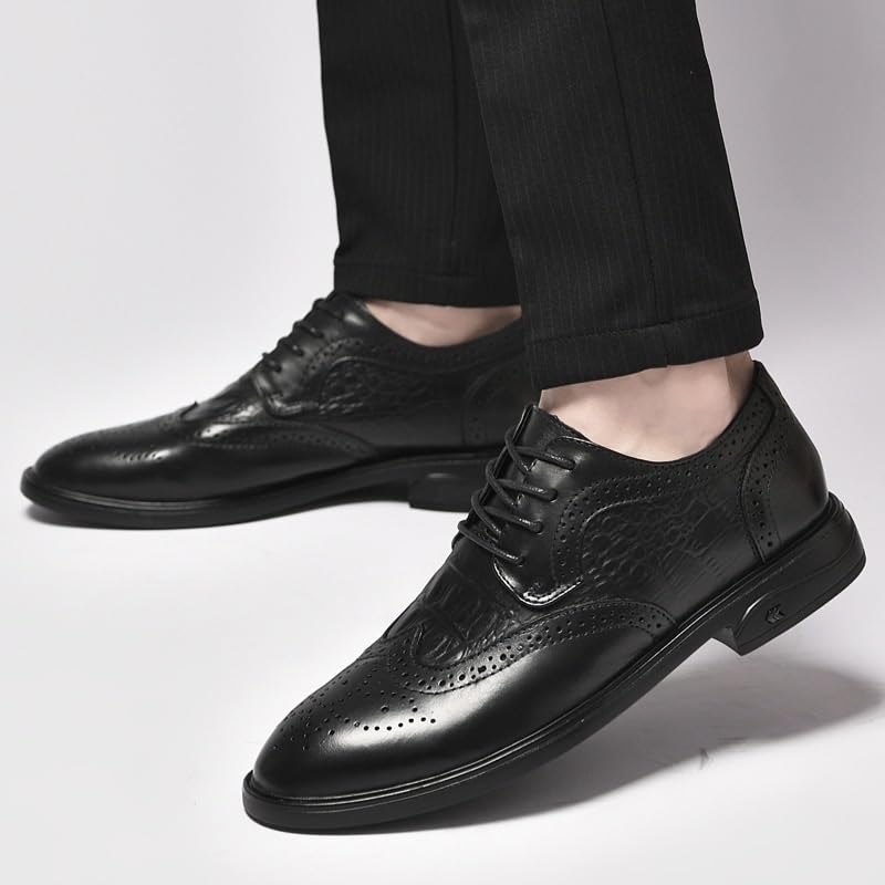 Men’s Classic Business Dress Shoes Oxford Formal Leather Lace-Up Wedding Office Shoes for Wedding Office Business4