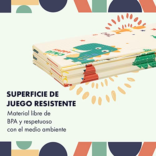 Miniatura 3 de Babify Alfombra De Juegos Para Bebé Dino, Colchoneta Niños Plegable, Con Bolsa De Transporte, Tapete Impermeable Xpe No Toxico.