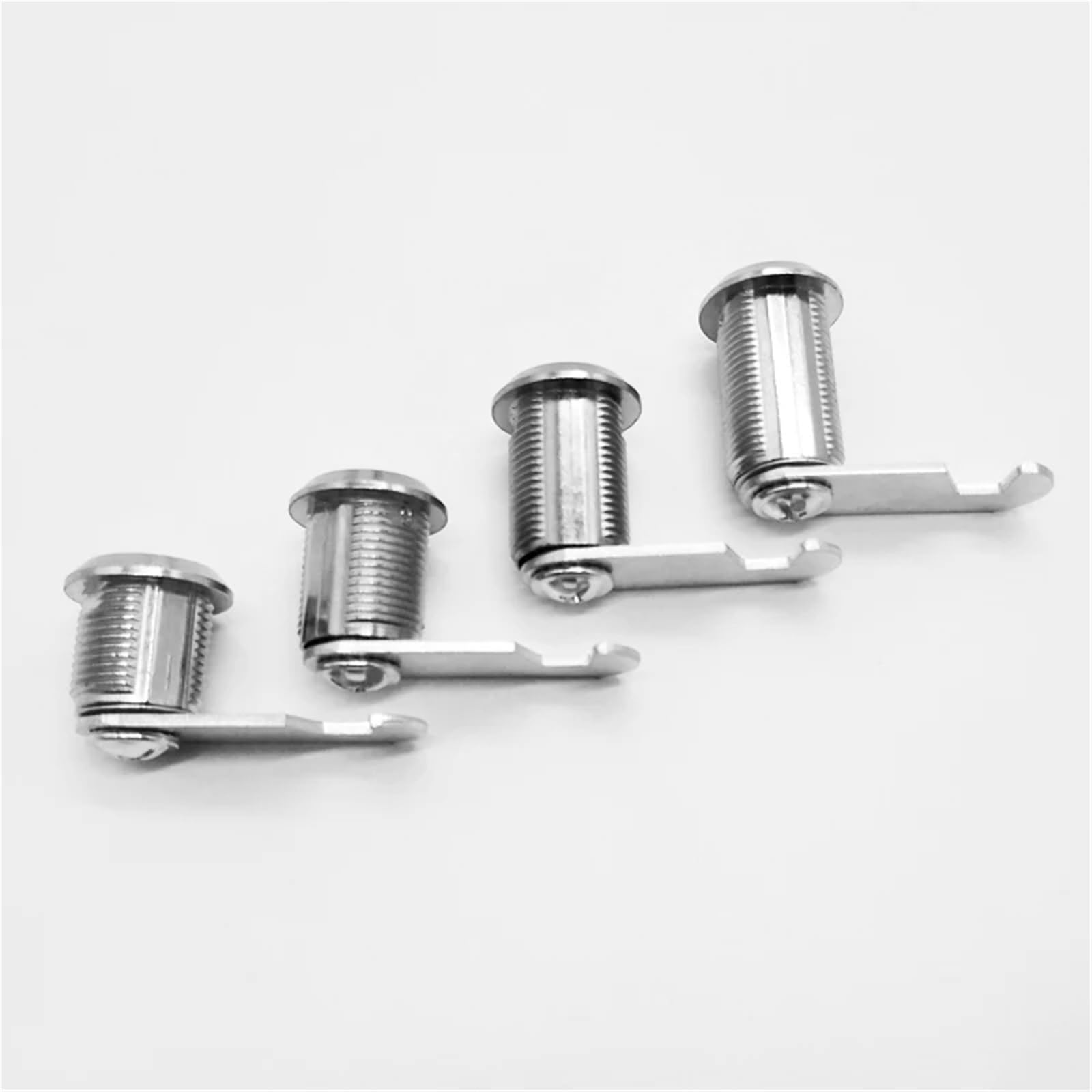 Cerradura tubular de leva, Cerraduras de cajón con 2 llaves, cerraduras leva for gabinete, for buzón escritorio oficina(16mm Many Open)