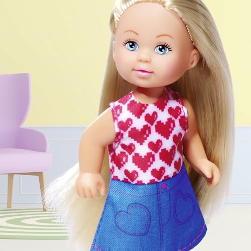 Muñeca Simba Evi Love Fashion con vestido y zapatillas miniatura 5