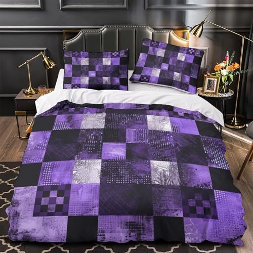 Housse de couette de qualité supérieure 220x240 stripes en microfibre respirante douce