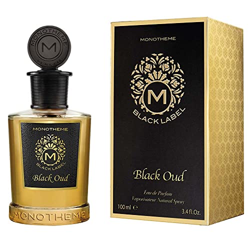 Image of Monotheme Black Oud EDP Perfume for Men & Women- Premium Luxury Long Lasting Fragrance Spray with top Notes of Amber & Woody Accords - Gift for Men & Women- 100 ml