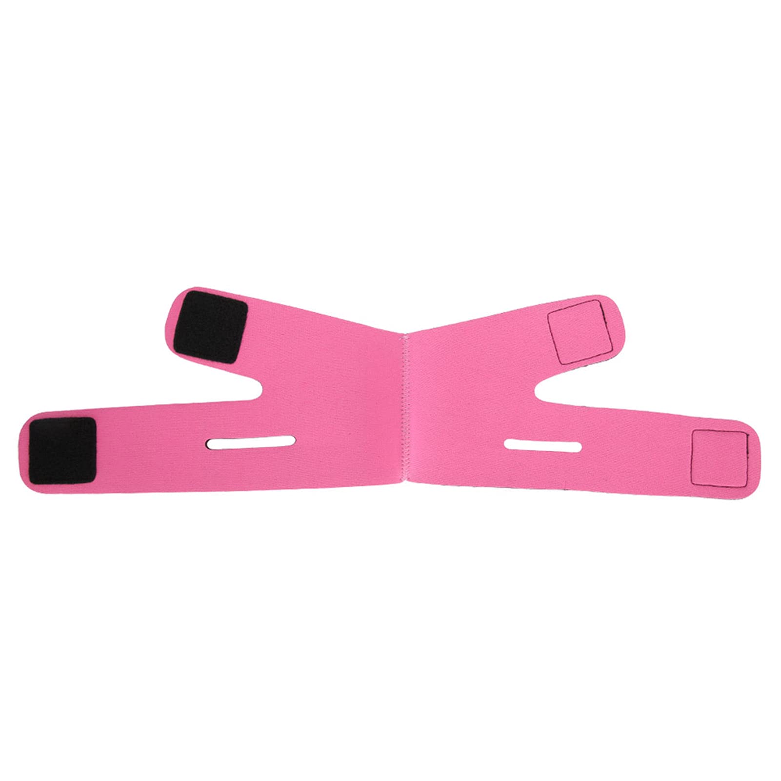 WYANG Neoprene Thin Face Implement, Thin Face Bandage, V-Shaped Thin Face Bandage, Thin Face Band To Help Shape Delicate Face(Pink)