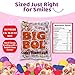ALBERT'S Candy Super Big BOL Candy Chewing Bubble Gum, 10g Per Piece 120 ct. (1-Pack)