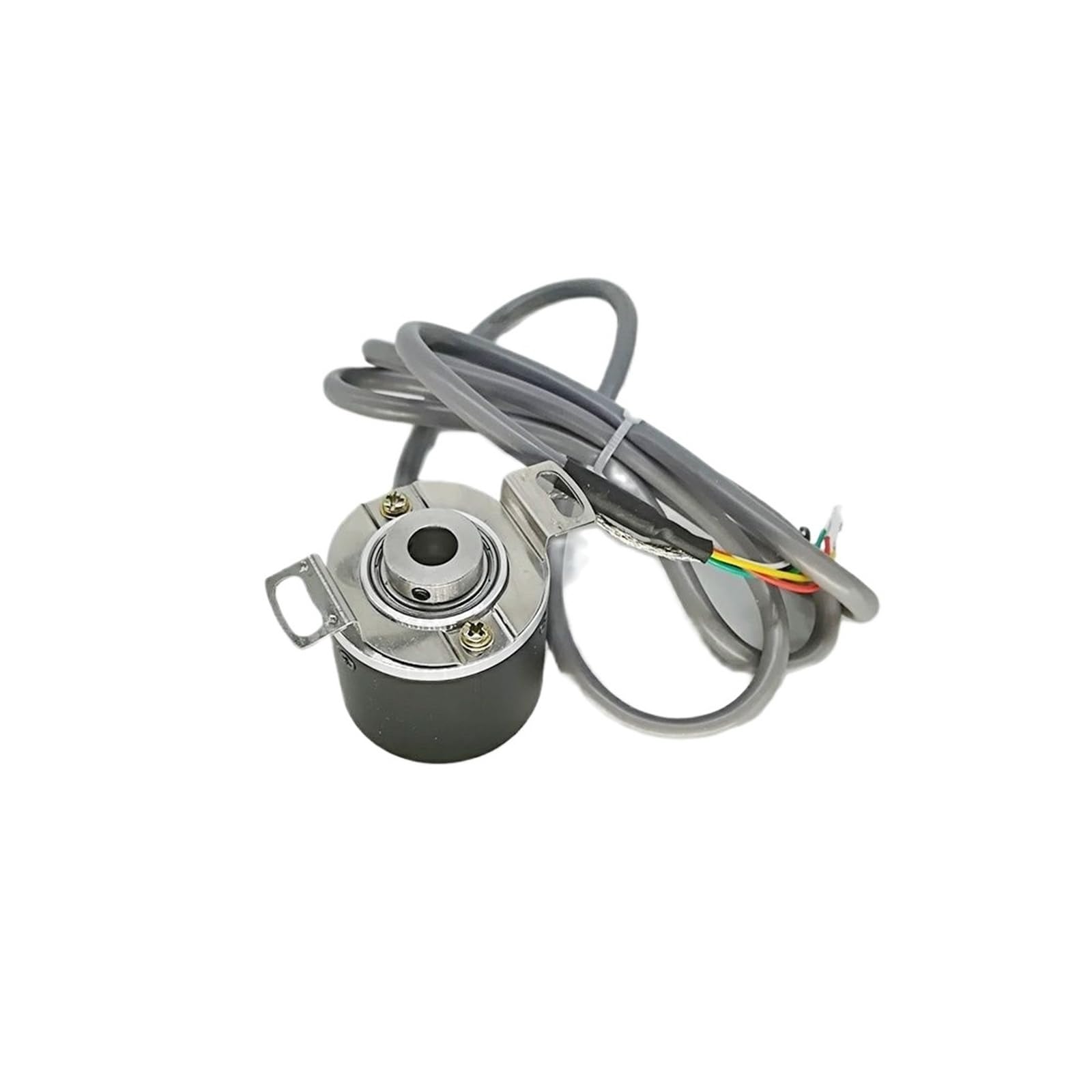 Codificador rotatorio de Eje Hueco con Orificio pasante GHH38, óptico incremental, 8 mm, Salida NPN, Salida PNP, 100, 200, 360, 500, 1024, 2000 PPR(PNP Output,2000PPR)