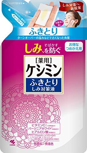 Amazon.co.jp: ケシミンふきとりしみ対策液 詰替 140ml × 3個セット