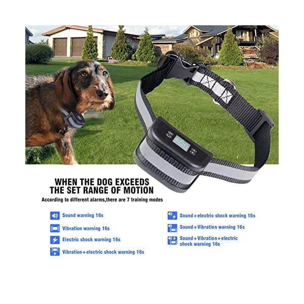 JUSTPET-GPS-Wireless-Dog-Fence-Containment-System-Electric-Accurate-GPS-Wireless-Dog-Fence-with-Rechargeable-Training-Collar-Range-Up-to-3281-FT-Harmless-and-Suitable-for-All-Dogs Electric Wireless Dog Fence System for Dogs