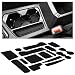 CupHolderHero for Volkswagen VW Tiguan 2018-2020 Custom Fit Cup Holder, Door, and Center Console Liners 16-pc Set (Solid Black)