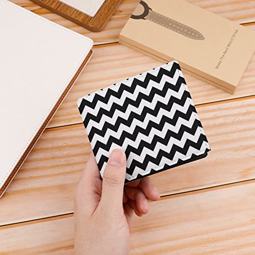 FunnyStar Black Lodge Twin Peaks Slim Bifold Leather Wallet Money Clip Cash Purse With Credit Card Pockets And ID Window For Men4