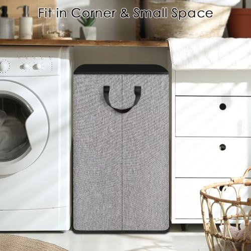 Snigjat 000800GRY Large Laundry Hamper thumb #3